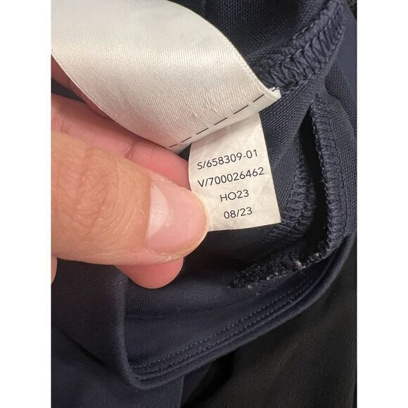 Athleta Delancey skyline high rise hybrid pants navy‎ blue Small - Picture 3 of 6